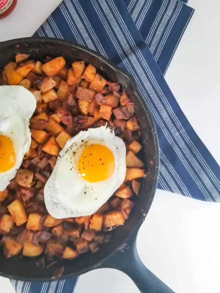 Harissa Breakfast Potatoes | Sip + Spice