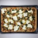 Sausage, Spinach and Ricotta Pizza