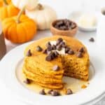Easy Pumpkin Pancakes | Sip and Spice