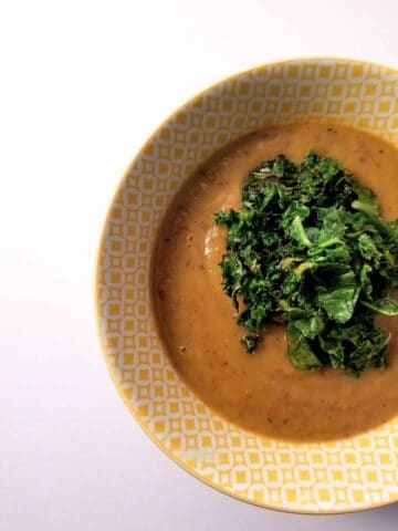 black bean and butternut squash bisque