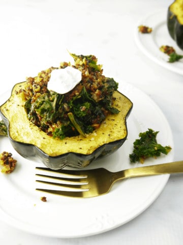 Stuffed Acorn Squash | Sip + Spice