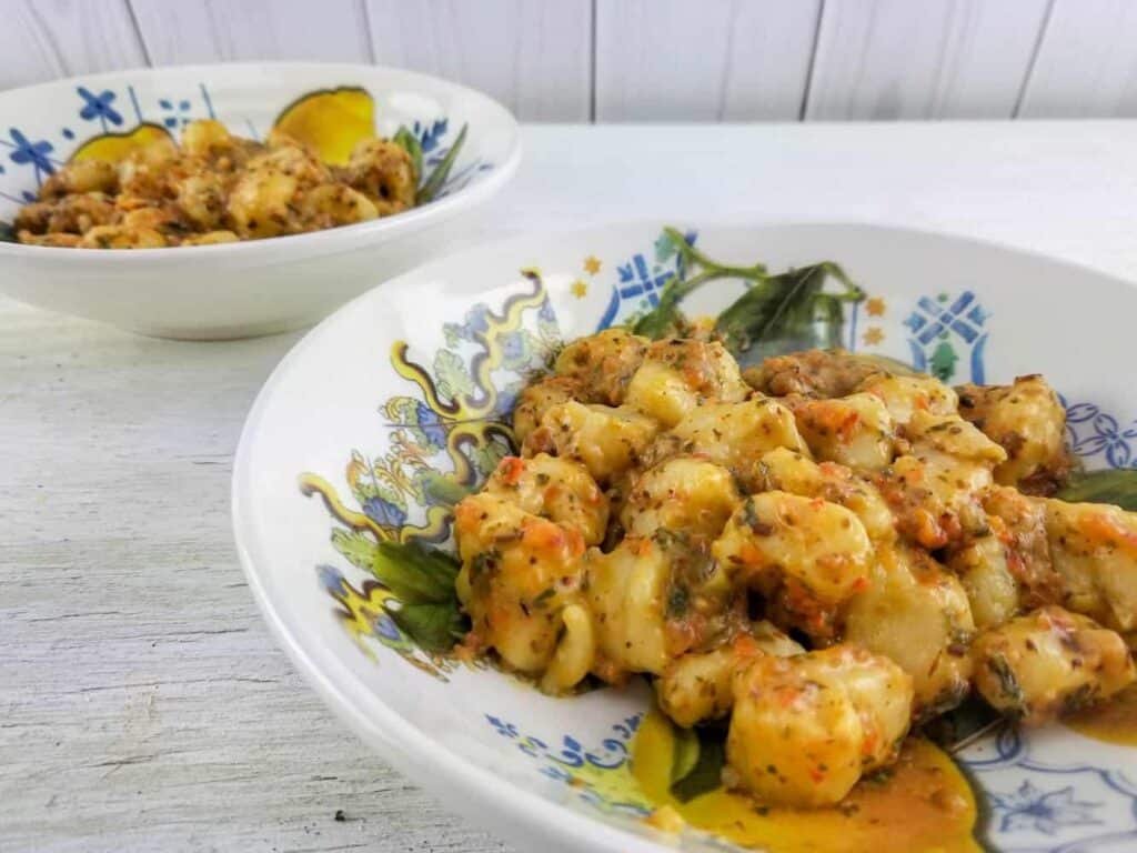 Creamy Tomato Pesto Gnocchi