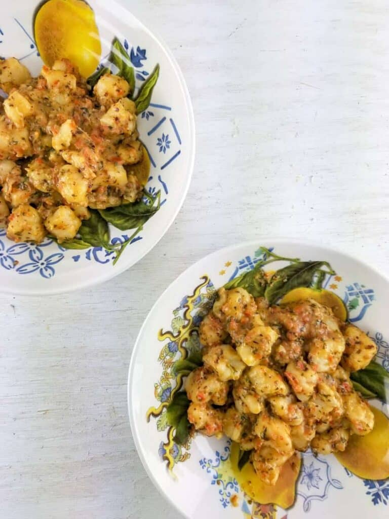 Creamy Tomato Pesto Gnocchi