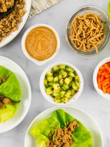 Thai Turkey Lettuce Wraps | Sip + Spice