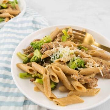 Penne with Sausage and Broccoli