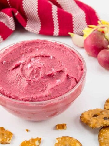 Hot Pink Hummus | Sip + Spice
