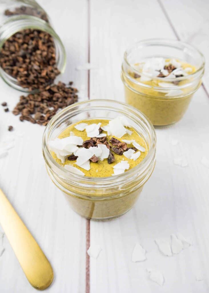 Turmeric Chia Pudding Cups | Sip + Spice