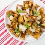 Truffle Parmesan Roasted Potatoes | Sip + Spice