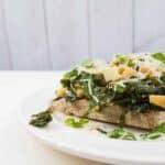 Greens and Beans on Toast | Sip + Spice