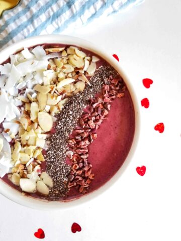 Chocolate Cherry Smoothie Bowl | Sip + Spice