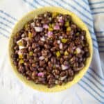 Spicy Black Bean Salad | Sip + Spice
