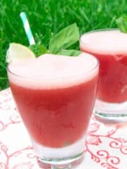 Watermelon Basil Vodka Cooler | Sip + Spice