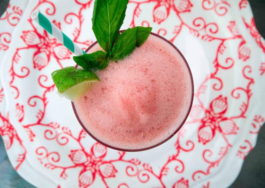Watermelon Basil Vodka Cooler | Sip + Spice