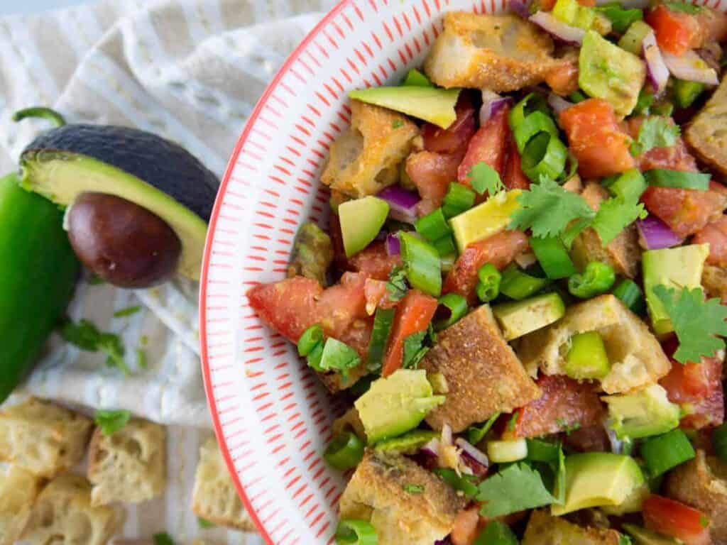 Mexican Panzanella Salad | Sip and Spice
