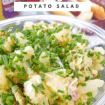 Healthy German Potato Salad | Sip + Spice #potatosalad #summersides #summerrecipes