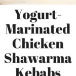 Spice up your life with these Yogurt-Marinated Chicken Shawarma Kebabs. They seem to use every spice in the cabinet, but they're 100% worth it. Prep 'em in the AM and let that chicken marinate! Grill in the evening for yourself or a big group of friends. A total crow pleaser! | Sip and Spice #yogurtmarinatedchicken #chicken #notboringchicken #kebabs #grill #grillingrecipes #spicedchicken #shawarma