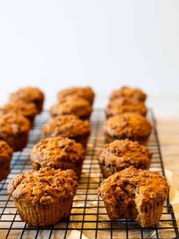 Apple Chai Muffins with Crumb Topping | Sip and Spice