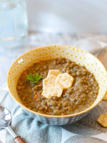 Quick Weeknight Two-Lentil Soup | Sip and Spice