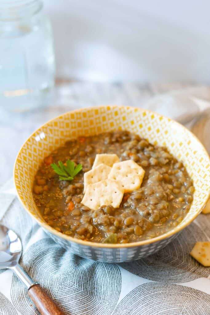 Quick Weeknight Two-Lentil Soup | Sip and Spice