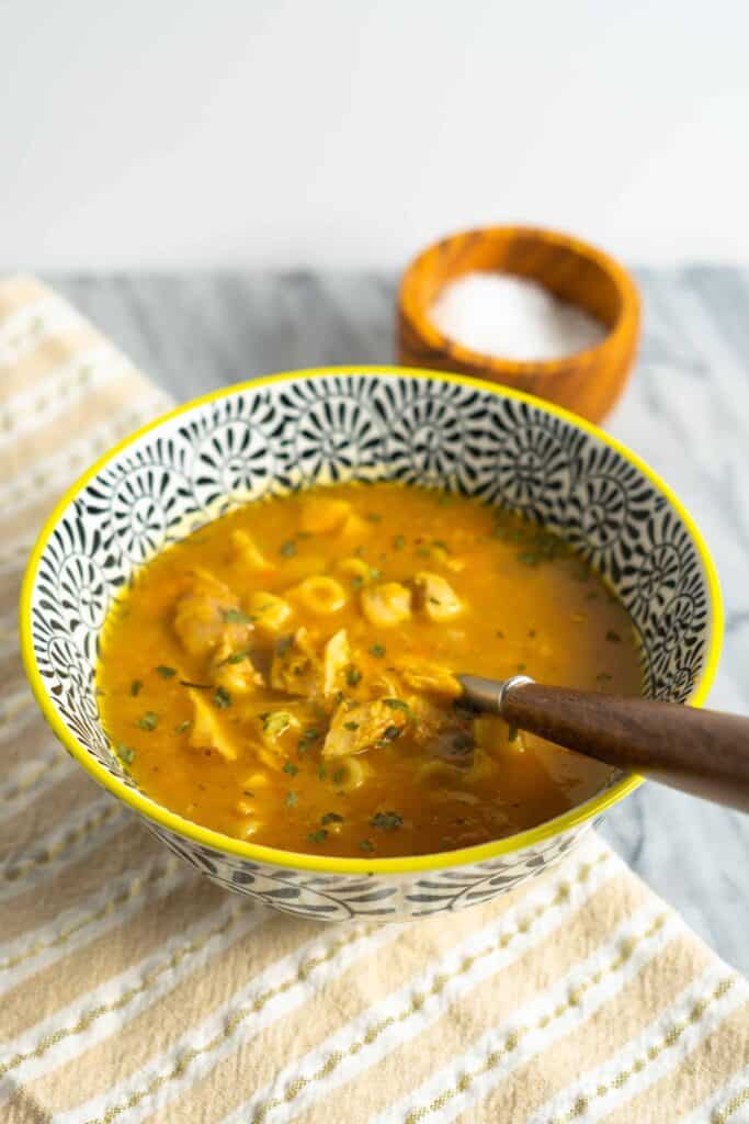 Leftover Roast Chicken Soup | Sip and Spice