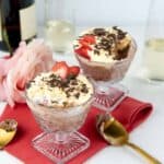 Chocolate Strawberry Tiramisu For Two | Sip and Spice