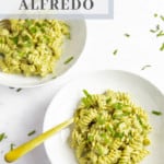 20-Minute Dairy-Free Pesto Alfredo | Sip and Spice #dairyfree #pestoalfredo #alfredosauce #pasta #healthyeating #veganalfredo #veganrecipe #veganItalian