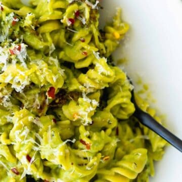 Chickpea Pasta with Roasted Broccoli Sauce | Sip and Spice