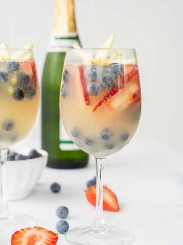 Red White and Blue Mimosas | Sip and Spice