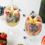 Red White and Blue Mimosas | Sip and Spice