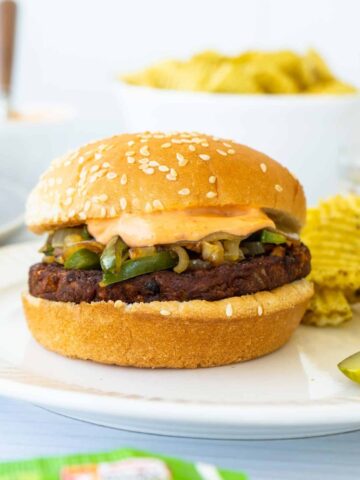 Extra Spicy Black Bean Burgers | Sip and Spice