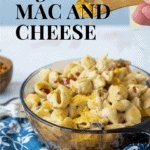 The creamiest, most decadent vegan mac and cheese you've ever had! This Healthy Vegan Mac and Cheese is made with cauliflower and cashew sauce and features tiny roasted veggie gems throughout. | Sip and Spice #healthydinner #summerrecipes #vegandinner #veganmacandcheese