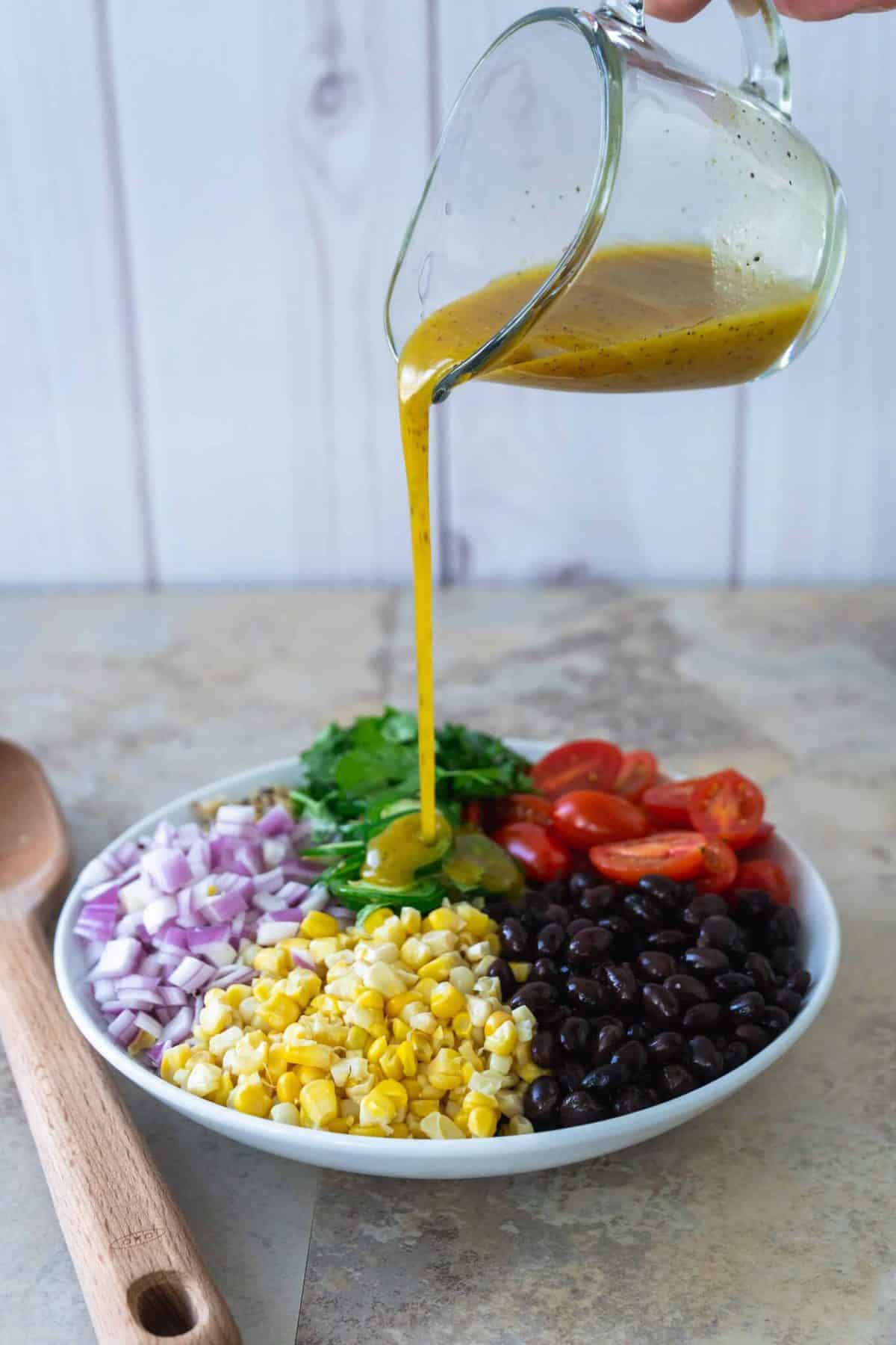 Quinoa and Brown Rice Salad with Black Beans and HoneyLime Vinaigrette Sip and Spice