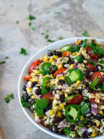 Seeds of Change Quinoa and Brown Rice Salad with Black Beans and Honey-Lime Vinaigrette Seeds of Change | Sip and Spice