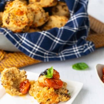 Easy Cheesy Drop Biscuits with Sausage | Sip and Spice