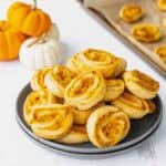 Savory Pumpkin Pinwheels with Bacon and Sage | Sip and Spice