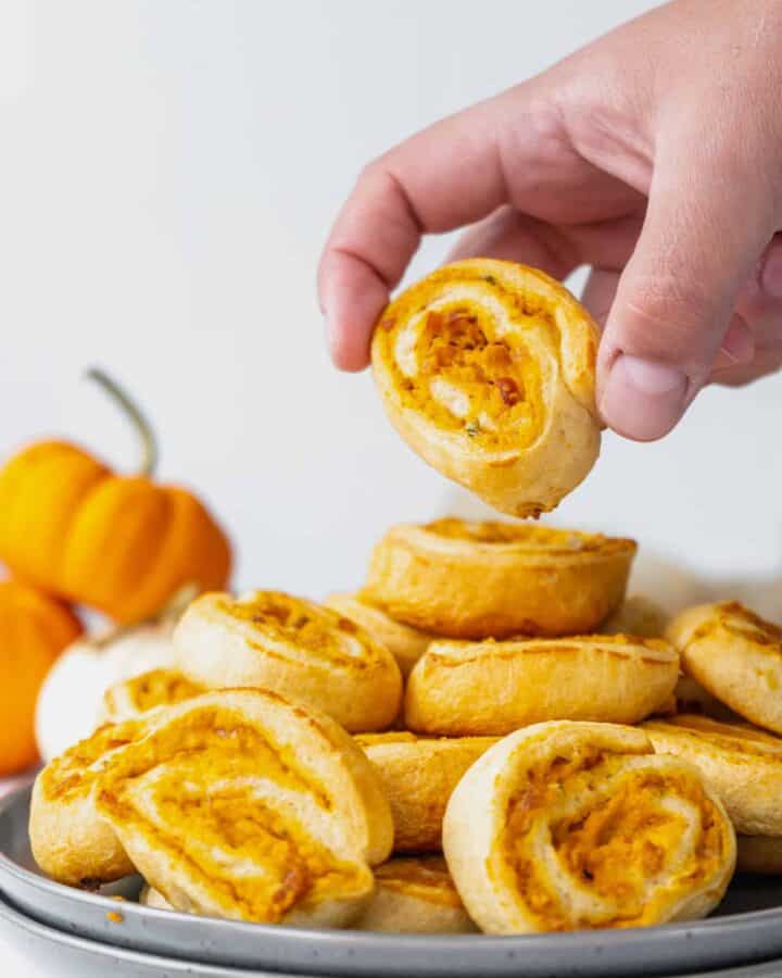 Savory Pumpkin Pinwheels with Bacon and Sage | Sip and Spice
