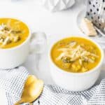 Healthy Broccoli Cheddar Soup | Sip and Spice